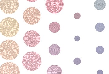 Light Multicolor vector background with spots.