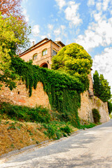 Fototapeta na wymiar Old Town of Segovia and its Aqueduct. UNESCO World Heritage