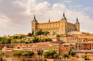 Fototapeta na wymiar Alcazar, the castle of Toledo, Spain