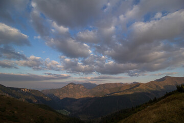 Fototapeta na wymiar Panorama of Tatra Mountains