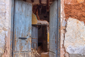 old abandoned and ruined construction