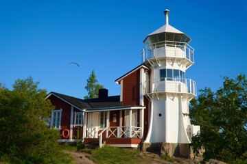 stara latarnia , morze, latarnia morska © Wojciech