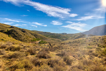 mountainous landscape in southern Spain

