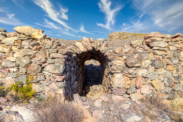 old abandoned and ruined construction