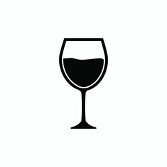 wine icon vector sign  symbol