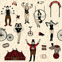 Pattern of the circus. - 358969004