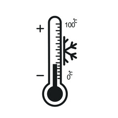 Thermometer icon vector. Temperature Sign
