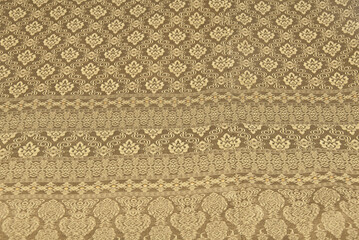 Golden luxury Thai textile background