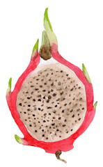 dragonfruit dragon fruits sweet red isolated pattern