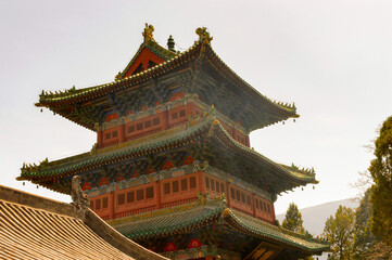 It's Pagoda at the Authentic Shaolin Monastery (Shaolin Temple), a Zen Buddhist temple. UNESCO World Heritage site