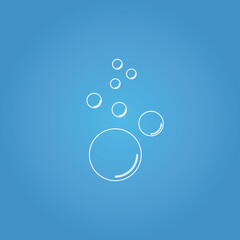Bubble  icon vector