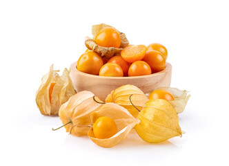 Cape Gooseberry isolated on white background