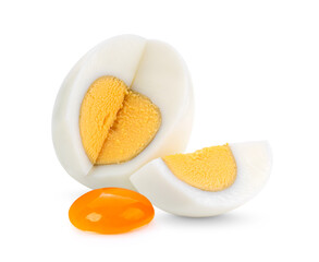 egg on white background full depth of field