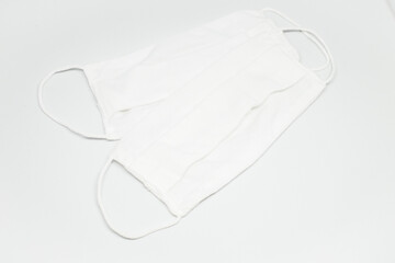 Cotton fabric face masks.