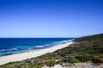 Fototapeta na wymiar Yallingup Beach and coastline, Western Australia