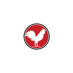 Rooster Logo Template vector