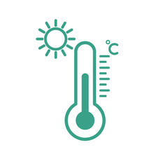 Thermometer icon , vector illustration