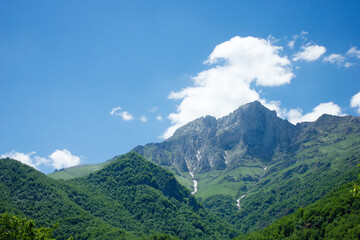 high beautiful mountains in Armenia.