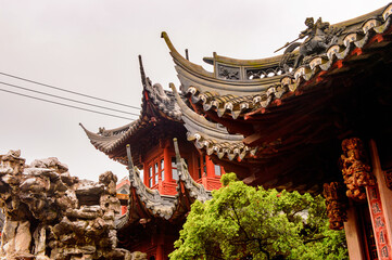 It's Yu or Yuyuan Garden (Garden of Happiness), an extensive Chinese garden located Old City of Shanghai, China