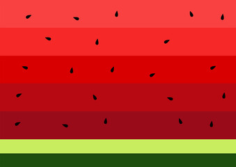 Colorful background with watermelon