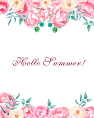 Watercolor illustration.