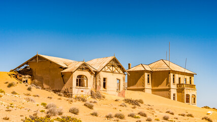 Kolmanskop (Coleman's hill), a ghost town in the Namib desert