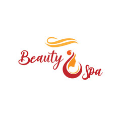 Fototapeta premium beauty and spa logo - beauty and fashion logo design
