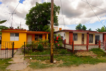 Fototapeta na wymiar House in the province of Cienfuegos, Cuba