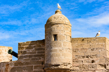 It's Fortified citadel and walls in Essouira Morocco