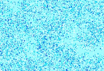 Light BLUE vector template with chaotic shapes.