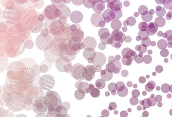 Fototapeta na wymiar Light Pink vector background with spots.