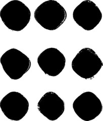 Grunge vektor shapes collection