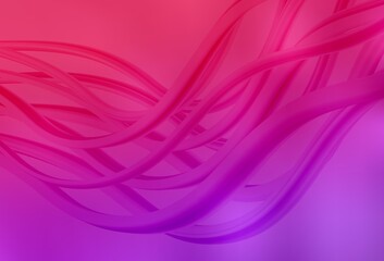 Light Purple, Pink vector blurred shine abstract template.