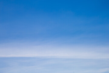White clouds in blue sky in clearly day