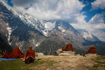 the monks and the mountains