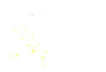 Light Multicolor vector pattern with polygonal style with circles.