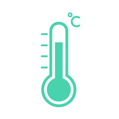 Thermometer icon vector. Temperature Sign
