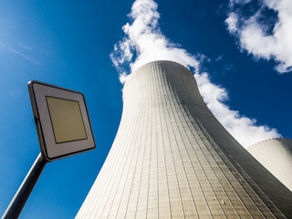 Cooling towers of nuclear power plant