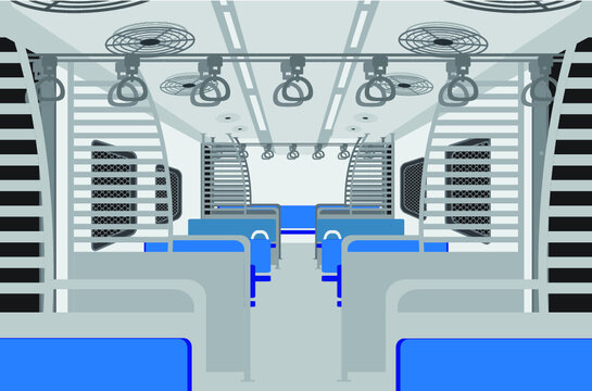 Local train compartment