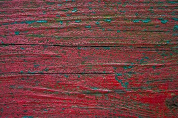 Old red shabby paint, rustic red surface.
