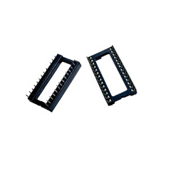 IC Base socket holder isolated on white