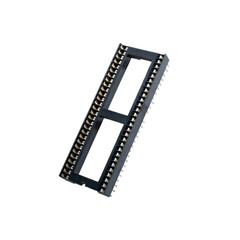 IC Base socket holder isolated on white