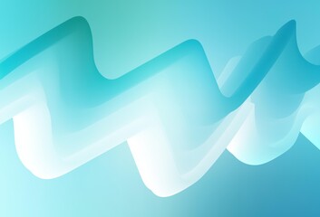 Light Blue, Green vector abstract layout.