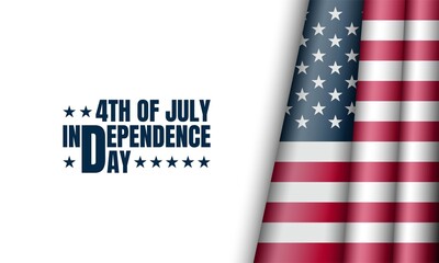 American Independence Day Background. Fourth of July.