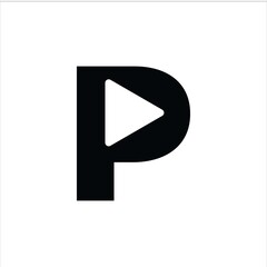 Initial Letter P Logo Design Template