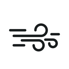 Weather icons on white background. Vector illustration.