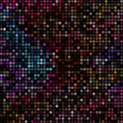 abstract vector colored round dots background