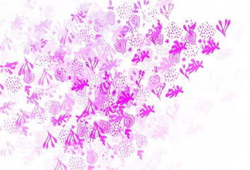 Obraz na płótnie Canvas Light Purple vector template with chaotic shapes.