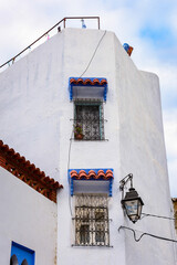 It's Architecture of Chefchaouen, small town in northwest Morocco famous by its blue buildings