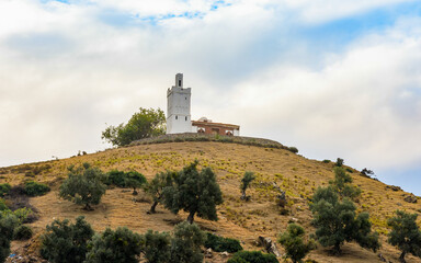 It's The church (La Iglesia) in Chefchaouen, Morocco.